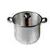 Stainless Steel Stock Pot, 30 Quart Pot With Glass Lid, Heat-proof Double Handles