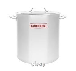 Stainless Steel Stock Pot Cookware, 40-Quart