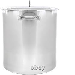 Stainless Steel Stock Pot Cookware, 40-Quart