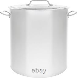 Stainless Steel Stock Pot Cookware, 40-Quart