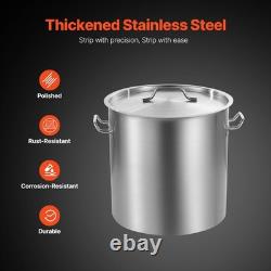 Stainless Steel Stockpot, 53 Quart Large Cooking Pots, Cookware Sauce Pot