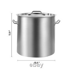 Stainless Steel Stockpot, 53 Quart Large Cooking Pots, Cookware Sauce Pot