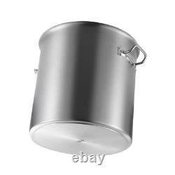 Stainless Steel Stockpot, 53 Quart Large Cooking Pots, Cookware Sauce Pot