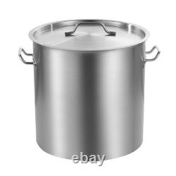 Stainless Steel Stockpot, 53 Quart Large Cooking Pots, Cookware Sauce Pot