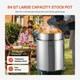 Stainless Steel Stockpot 84 Quart Large Cooking Pots Cookware Sauce Pot