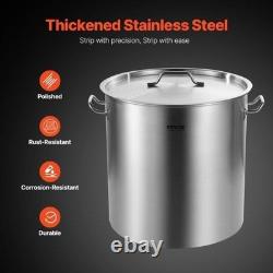 Stainless Steel Stockpot 84 Quart Large Cooking Pots Cookware Sauce Pot