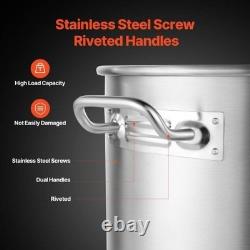 Stainless Steel Stockpot 84 Quart Large Cooking Pots Cookware Sauce Pot