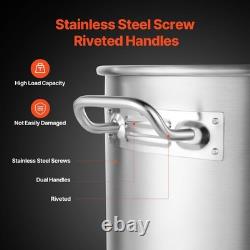 Stainless Steel Stockpot, 84 Quart Large Cooking Pots, Cookware Sauce Pot
