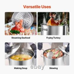 Stainless Steel Stockpot, 84 Quart Large Cooking Pots, Cookware Sauce Pot