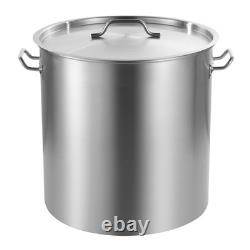 Stainless Steel Stockpot, 84 Quart Large Cooking Pots, Cookware Sauce Pot