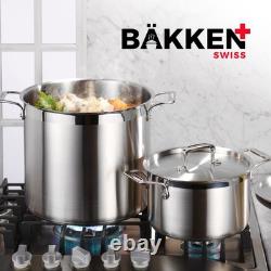 Stainless Steel Stockpot with Lid 20 Quart, Durable 18/8 Stainless Steel, Imp