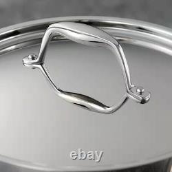 Stainless Steel Tri-Ply Clad 5-Quart Dutch Oven with Lid