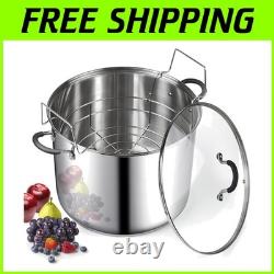 Stainless Steel Water Bath Canner 20 Quart