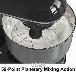 Stand Mixer, 7.5 Quart Electric Mixer 6 Speed 660W Tilt-Head Kitchen Food Mixers