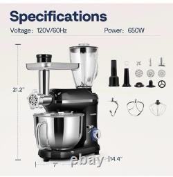 Stand Mixer with 6 Quart Stainless Steel