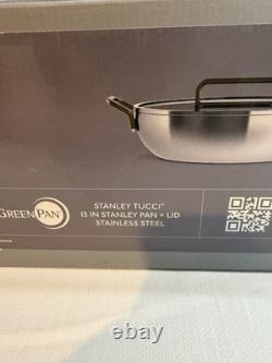 Stanley Tuccit Stainless Steel Ceramic Nonstick 6.5-quart Essential Stanley Pan