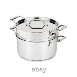 Stockpot 8 qt Stainless Steel Multipot 8-quart (Induction), Silver