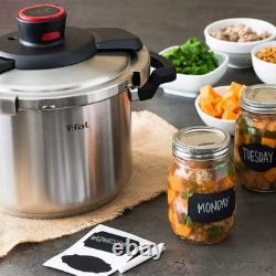 T-fal Clipso Stovetop Pressure Cooker 8-quart Stainless Steel Pressure Cooker
