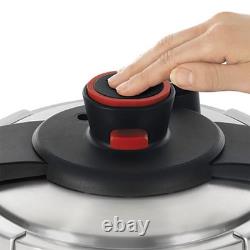 T-fal Clipso Stovetop Pressure Cooker 8-quart Stainless Steel Pressure Cooker