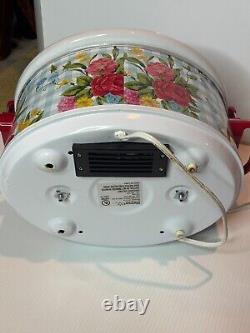 The Pioneer Woman Sweet Rose Floral 6-Quart Stainless Steel Digital Slow Cooker
