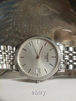 Tissot T870/970 Men's Quart Wrist Watch In Silver Swiss Made / Au Stock