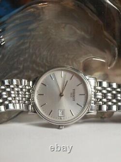 Tissot T870/970 Men's Quart Wrist Watch In Silver Swiss Made / Au Stock