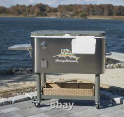 Tommy Bahama 100 Quart Stainless Steel Cooler, Marlin Costal