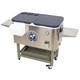 Tommy Bahama 100-quart Stainless Steel Rolling Party Cooler Locking Casters
