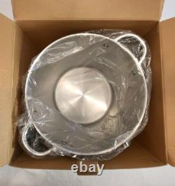 Tools Of The Trade Stainless Steel 20-Quart Stock Pot with Glass Lid HF40720