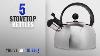 Top 10 Stovetop Kettles 2018 Primula Stainless Steel 2 5 Qt Whistling Stovetop Tea Kettle