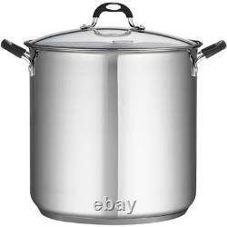 Tramontina 16 Quart Stainless Steel Covered Stock Pot