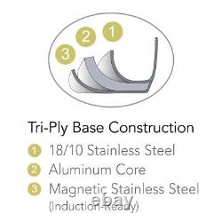 Tramontina 22 Quart Stainless Steel Covered Stock Pot