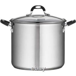 Tramontina 22 Quart Stainless Steel Covered Stock Pot