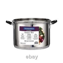 Tramontina 22 Quart Stainless Steel Covered Stock Pot