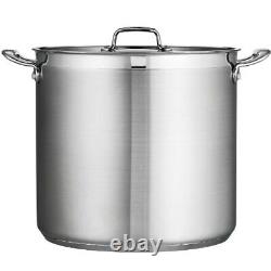 Tramontina 24-Quart Covered Stainless Steel Stock Pot