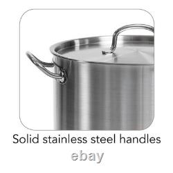 Tramontina 24-Quart Stainless Steel Stock Pot Lid, NSF-Certified, Extra Large