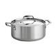 Tramontina 5 Quart Tri Ply Clad Stainless Steel Covered Dutch Oven With Lid