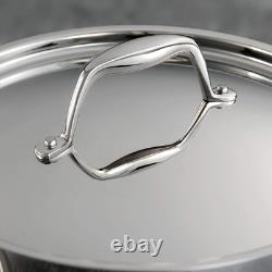 Tramontina 5 Quart Tri Ply Clad Stainless Steel Covered Dutch Oven with Lid