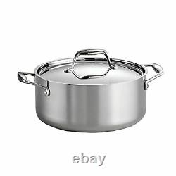 Tramontina Covered Dutch Oven Stainless Steel 5-Quart 80116/025DS