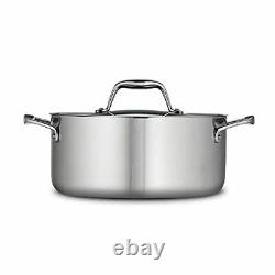 Tramontina Covered Dutch Oven Stainless Steel 5-Quart 80116/025DS