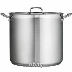 Tramontina Covered Stock Pot Stainless Steel 24-Quart 80120/003DS