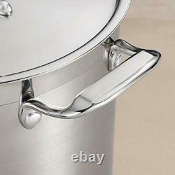 Tramontina Covered Stock Pot Stainless Steel 24-Quart 80120/003DS