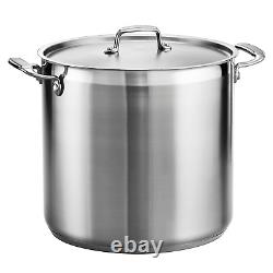 Tramontina Gourmet 20-Quart Covered Stainless Steel Stock Pot