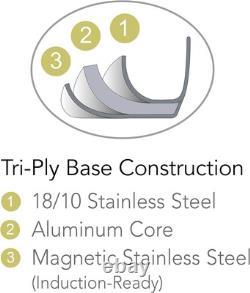 Tramontina Pro-Line Stainless Steel 24-Quart Stock 24 Quarts