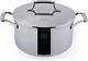 Tri-ply Stainless Steel 6-quart Stock Pot With Lid, Induction-ready, Dishwasher