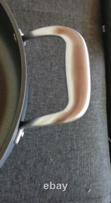 Tupperware Chef Series II Stainless Steel 5 Quart Sauté Pan With Glass Cover Lid