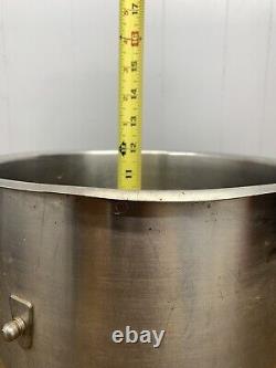 USED 20 Quart Don Stainless Steel Commercial Mixer Bowl 11.5 (#18-8)