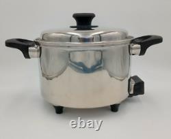 USED Hammer Stahl Cutlery 5-Quart Oil Core Electric Slow Cooker