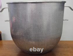 Used Stainless Steel 20 QT Quart Commercial Mixer Bowl