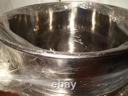 Used once Stainless Steel 80 Quart Mixer Bowl (21.5 diameter)